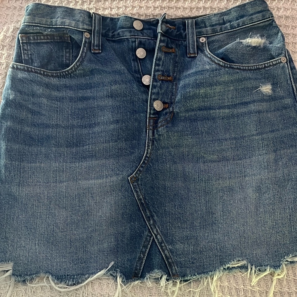Madewell denim skirt sz 29